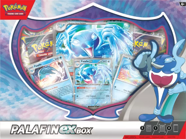 Kartenspiel Pokémon TCG: Scarlet & Violet ex Box - Palafin ex (ENGLISCHE VERSION) - TCG Sammelkartenspiel