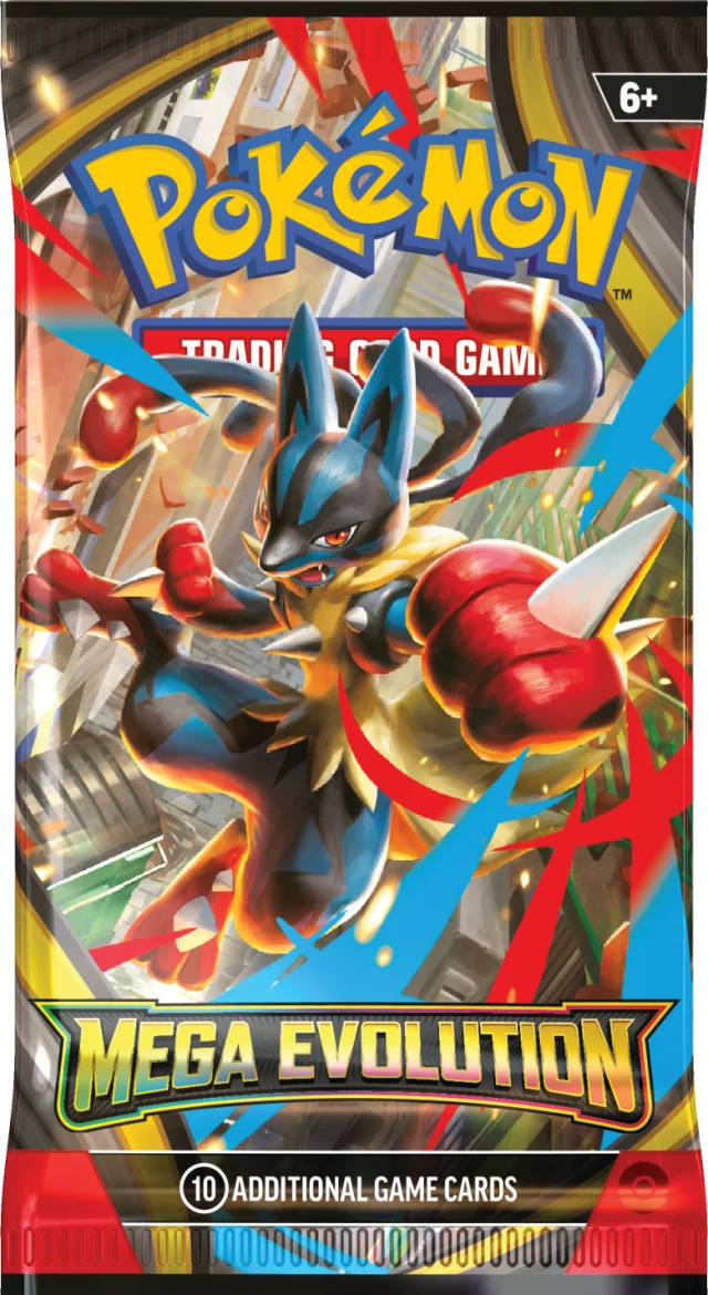Kartenspiel Pokémon TCG: Mega Evolution Booster (10 Karten) (ENGLISCHE VERSION) - TCG Sammelkartenspiel