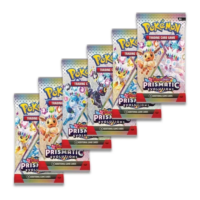 Kartenspiel Pokémon TCG: Scarlet & Violet Prismatic Evolutions - Booster Bundle (6 Booster) ENG (ENGLISCHE VERSION) - TCG Sammelkartenspiel