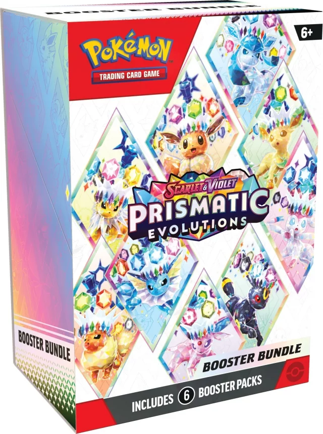 Kartenspiel Pokémon TCG: Scarlet & Violet Prismatic Evolutions - Booster Bundle (6 Booster) ENG (ENGLISCHE VERSION) - Pokémon TCG: Scarlet & Violet - Prismatic Evolutions