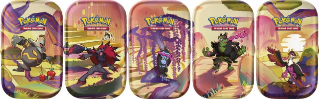 Kartenspiel Pokémon TCG: Scarlet & Violet Shrouded Fable - Mini Tin Display (10x Mini Tin) (ENGLISCHE VERSION) - TCG Sammelkartenspiel