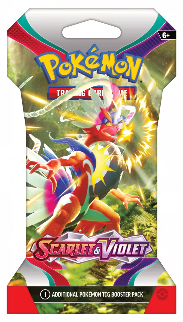 Kartenspiel Pokémon TCG: Scarlet & Violet - Sleeved Booster (10 Karten) (ENGLISCHE VERSION) - TCG Sammelkartenspiel