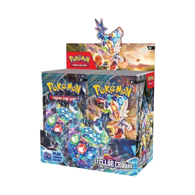 Kartenspiel Pokémon TCG: Scarlet & Violet Stellar Crown - Booster Box (36 Booster) (ENGLISCHE VERSION) - Pokémon TCG: Scarlet & Violet - Stellar Crown