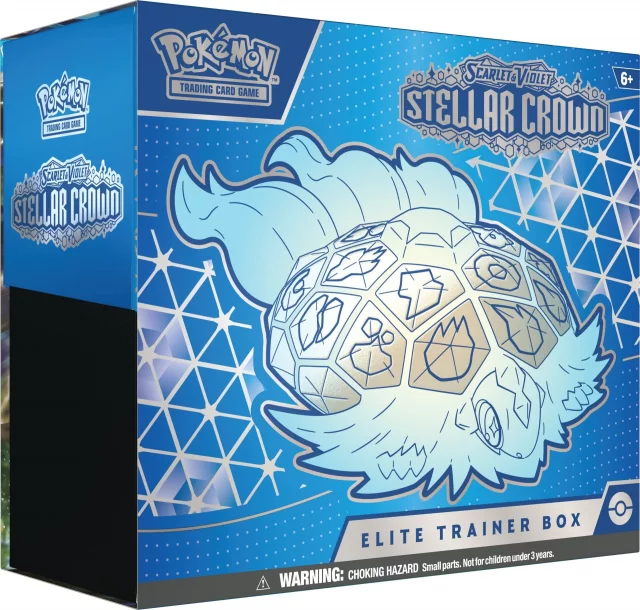 Kartenspiel Pokémon TCG: Scarlet & Violet - Stellar Crown Elite Trainer Box (Terapagos) (ENGLISCHE VERSION) - TCG Sammelkartenspiel