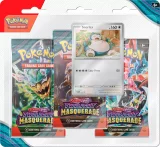 Kartenspiel Pokemon TCG: Scarlet & Violet Twilight Masquerade - 3-Pack Blister booster (Relaxo) (ENGLISCHE VERSION) - Pokémon TCG: Scarlet & Violet - Twilight Masquerade