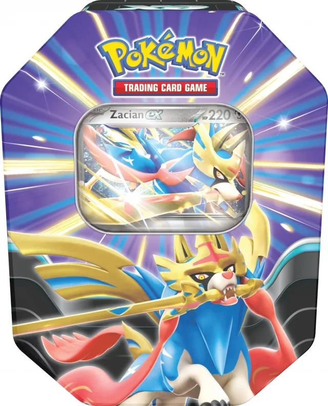 Kartenspiel Pokémon TCG - Slashing Legends Tin Zacian ex (ENGLISCHE VERSION) - TCG Sammelkartenspiel
