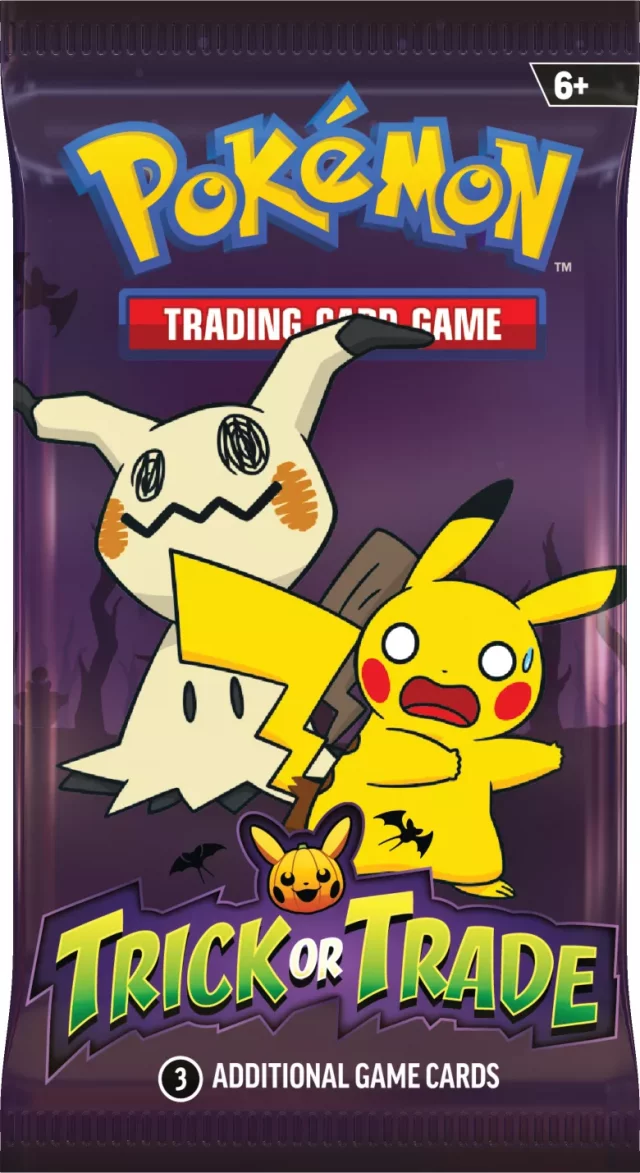 Kartenspiel Pokémon TCG: Trick or Trade - BOOster (3 Karten) (ENGLISCHE VERSION) - TCG Sammelkartenspiel
