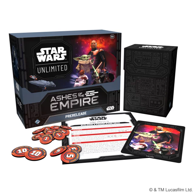 Kartenspiel Star Wars: Unlimited - Ashes of the Empire Prerelease Box - TCG Sammelkartenspiel
