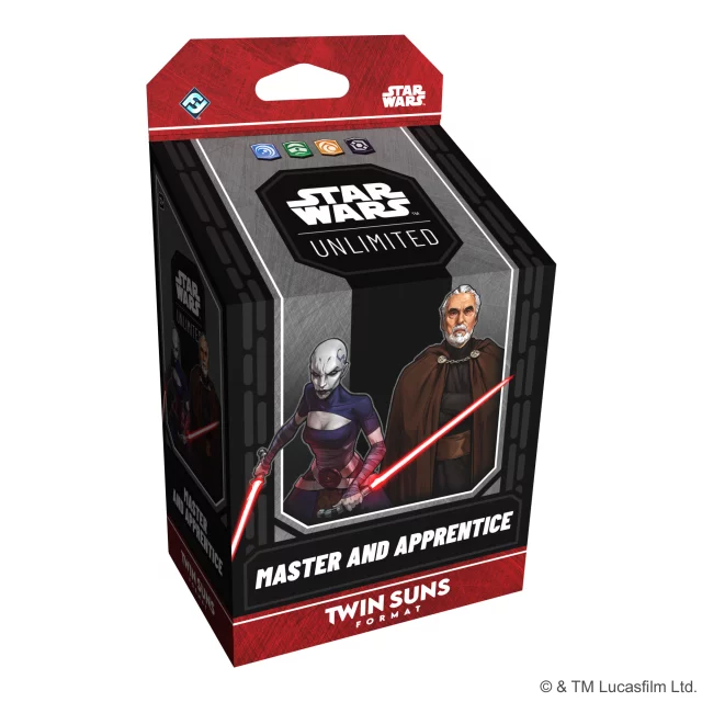 Kartenspiel Star Wars: Unlimited - Master and Apprentice Twin Suns Deck - TCG Sammelkartenspiel