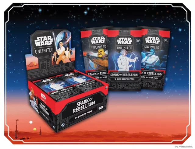 Kartenspiel Star Wars: Unlimited - Spark of Rebellion Booster Box (24 booster) (ENGLISCHE VERSION) - Star Wars: Unlimited: Spark of Rebellion
