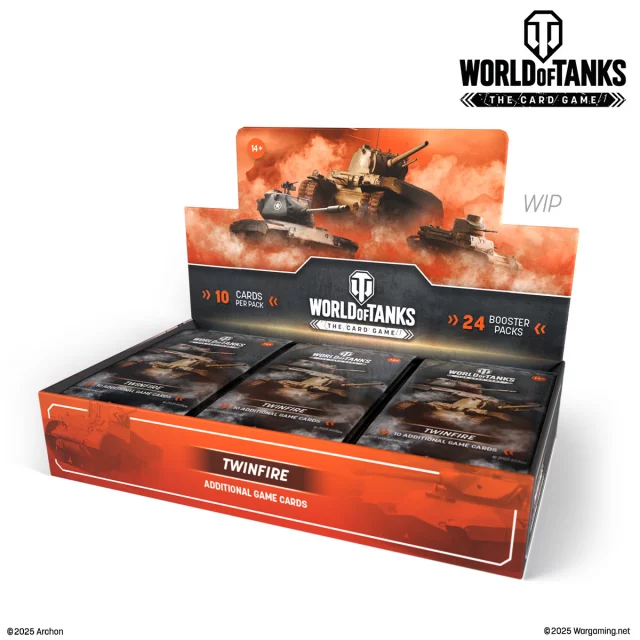 Kartenspiel World of Tanks TCG: Twinfire - Booster Box (24 Booster) - TCG Sammelkartenspiel