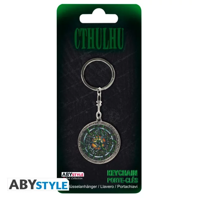 Schlüsselanhänger Cthulhu - Lenticular Necronomicon