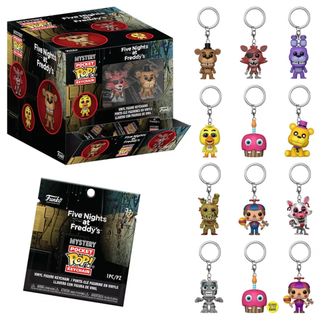 Schlüsselanhänger Five Nights at Freddy’s - Mystery Pop! (Funko) (zufällige Auswahl) - Five Nights At Freddys