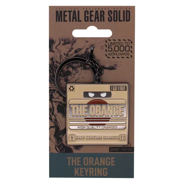 Schlüsselanhänger Metal Gear Solid 2 - Cardboard Box Limited Edition - Stück limitiert