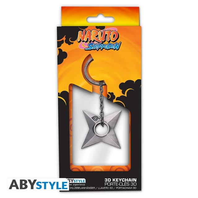 Schlüsselanhänger Naruto Shippuden - Shuriken Konoha - Japanische