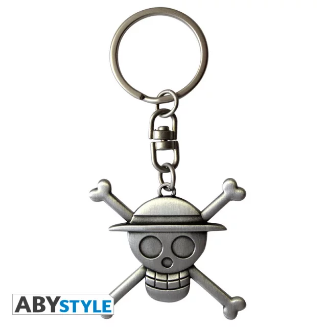 Schlüsselanhänger One Piece - Skull Luffy Metal - Anime