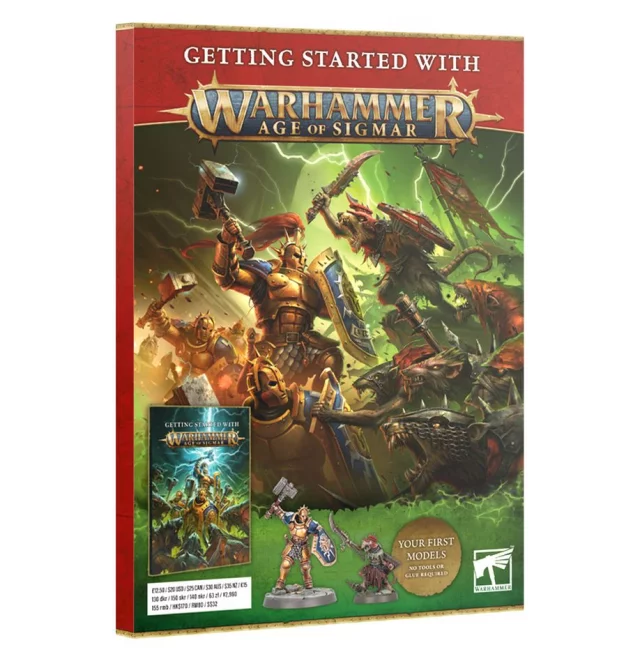 Buch Getting Started with Age of Sigmar (+ 2 Gratisfiguren) - Warhammer