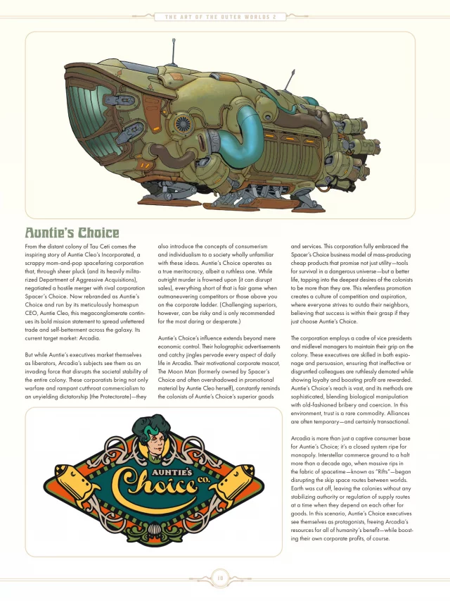 Buch The Art of The Outer Worlds 2 ENG - Artbook