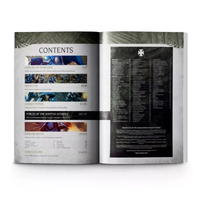 Buch W40k: Codex: Space Marines - Brettspiel