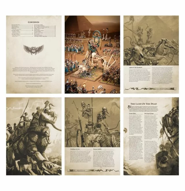 Buch Warhammer The Old World - Arcane Journal Tomb Kings of Khemri (2024) - Brettspiel