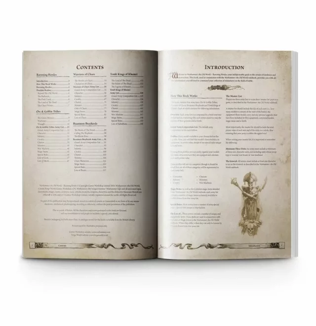 Buch Warhammer The Old World - Ravening Hordes (2024) - Brettspiel