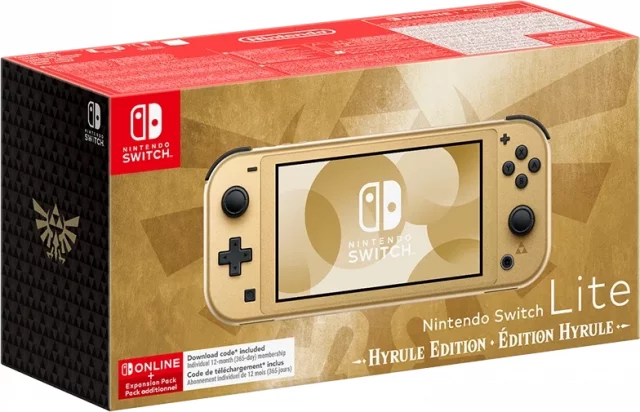Konsole Nintendo Switch Lite - Hyrule Edition - The Legend of Zelda