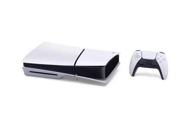 Konzole PlayStation 5 (Slim) 1 TB - Bílá + 2x DualSense - Spielkonsole