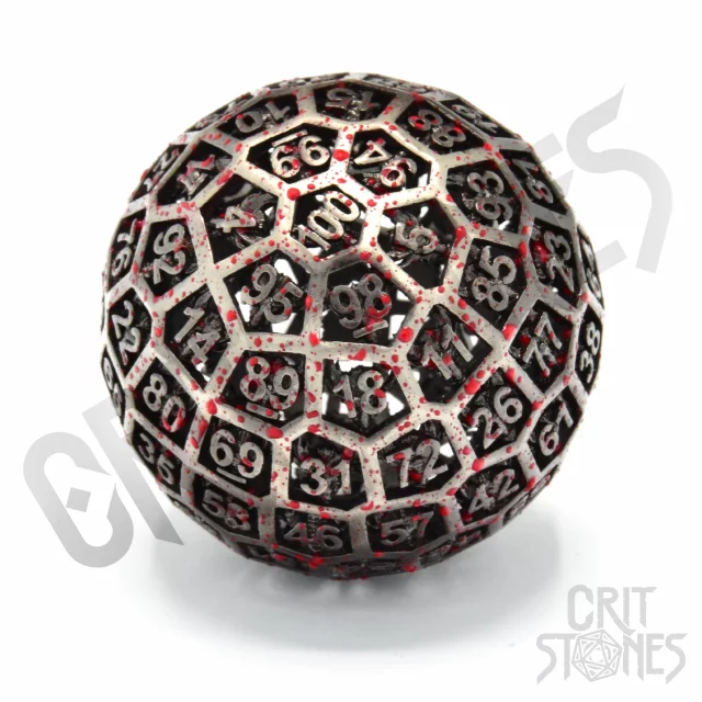 Würfel Centigrave Hollow - Metal D100 - Würfel