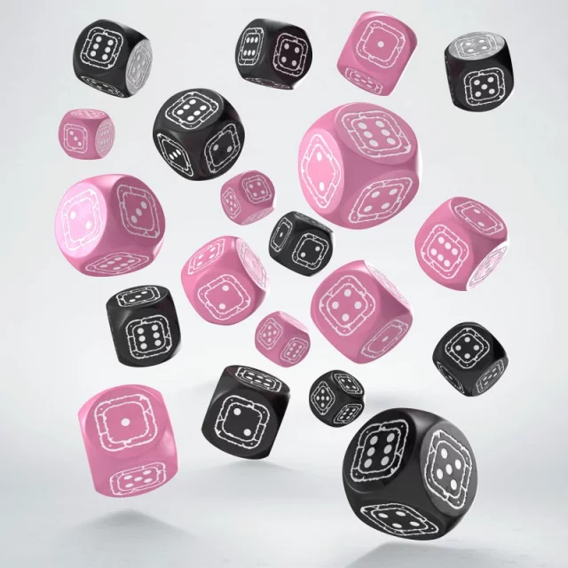 Würfel Fortress Compact - Black & Pink (20 Stck) - Q-Workshop