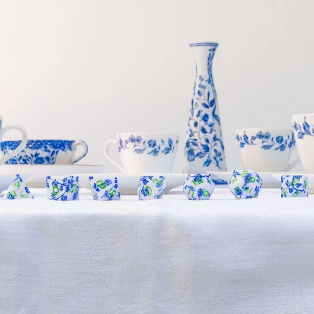 Würfel Full Art - Porcelain (7 Stck) - Q-Workshop