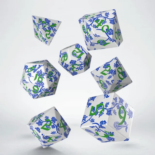 Würfel Full Art - Porcelain (7 Stck) - Q-Workshop