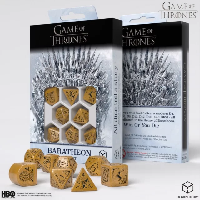 Würfel Game of Thrones - Baratheon (8 Stck)