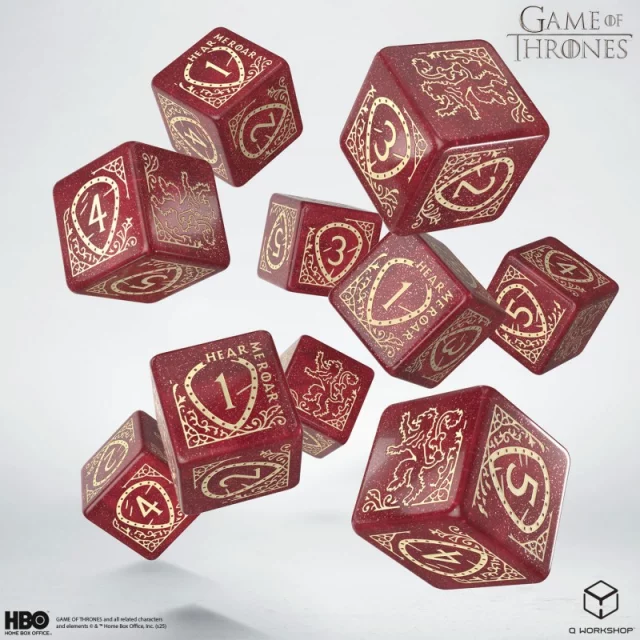 Würfel Game of Thrones - Lannister (10 Stck)