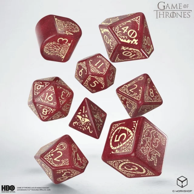 Würfel Game of Thrones - Lannister (8 Stck)