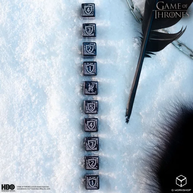 Würfel Game of Thrones - Nights Watch (10 Stck)
