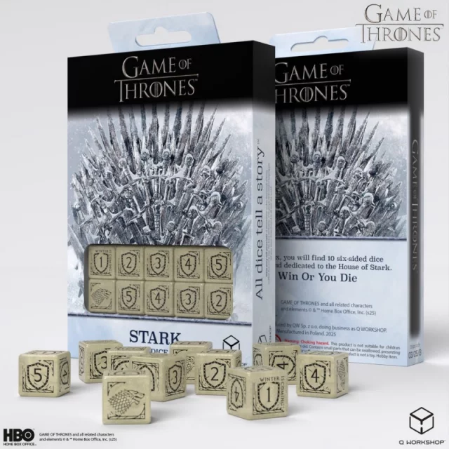 Würfel Game of Thrones - Stark (10 Stck)
