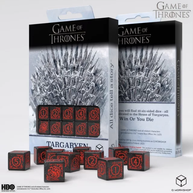 Würfel Game of Thrones - Targaryen (10 Stck)