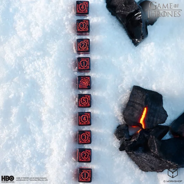 Würfel Game of Thrones - Targaryen (10 Stck)