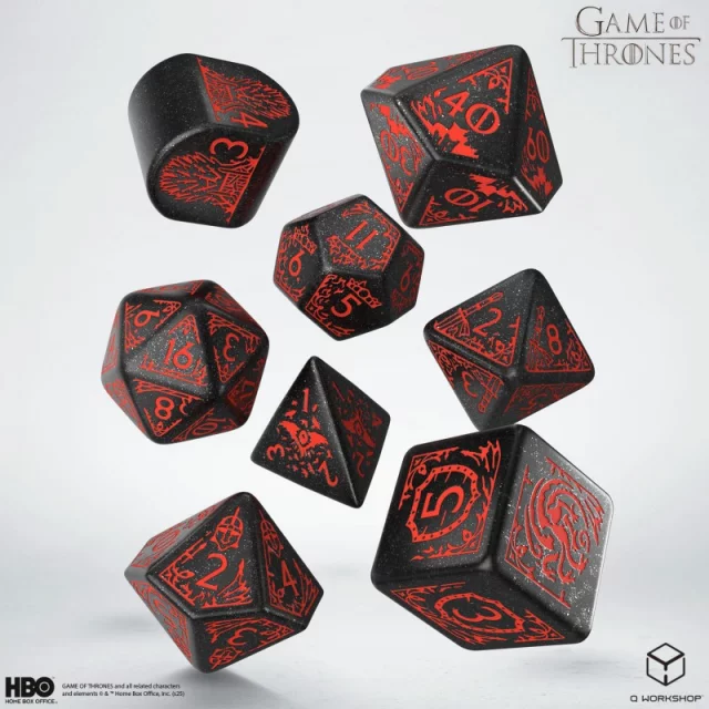 Würfel Game of Thrones - Targaryen (8 Stck)