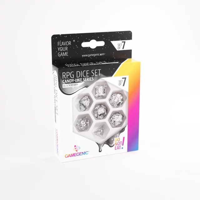 Würfel Gamegenic - Candy-Like Series - Blackberry RPG Dice Set (7 Stck) - Brettspiel
