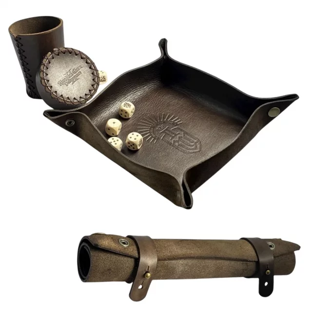 Spielwürfel Kingdom Come: Deliverance - Farkle-Spielwürfel mit Becher und Tablett - Becher für Würfel