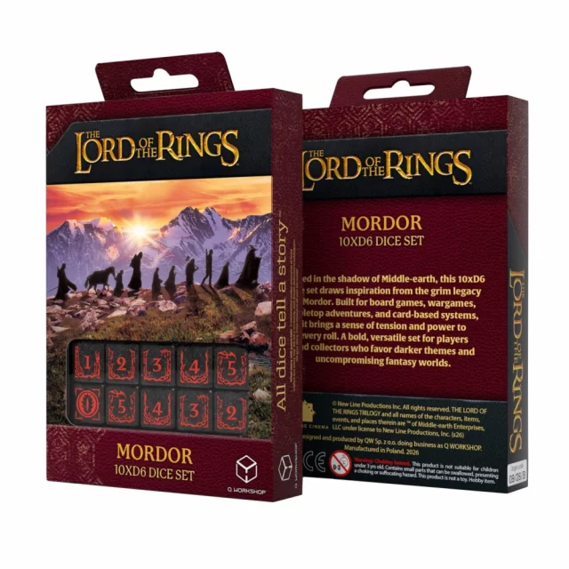 Würfel Lord of the Rings - Mordor (10 Stk.) - Q-Workshop
