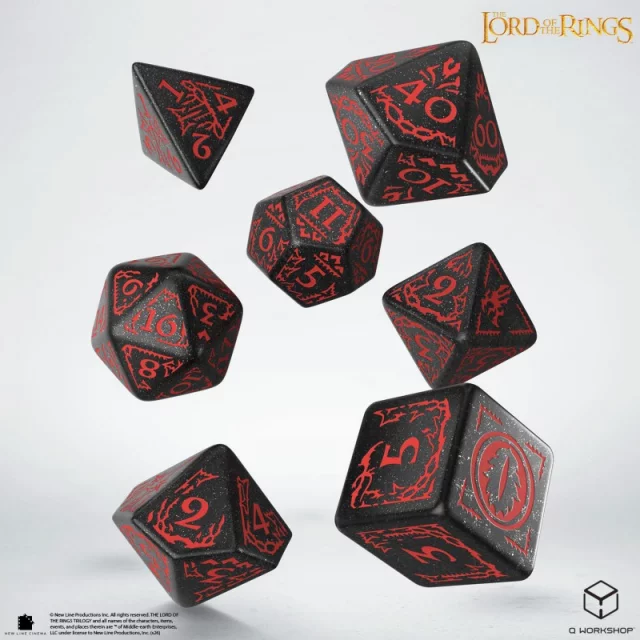 Würfel Lord of the Rings - Mordor (7 Stk.) - Q-Workshop