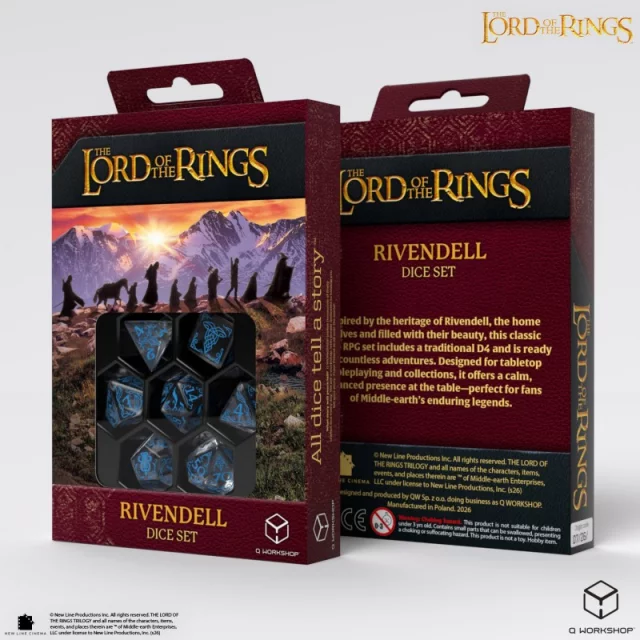 Würfel Lord of the Rings - Rivendell Water (7 Stk.) - Q-Workshop
