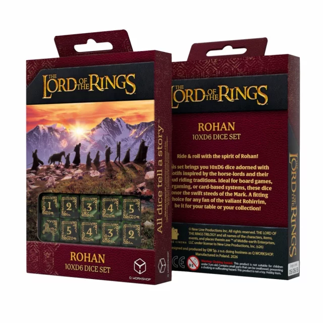 Würfel Lord of the Rings - Rohan (10 Stk.) - Q-Workshop