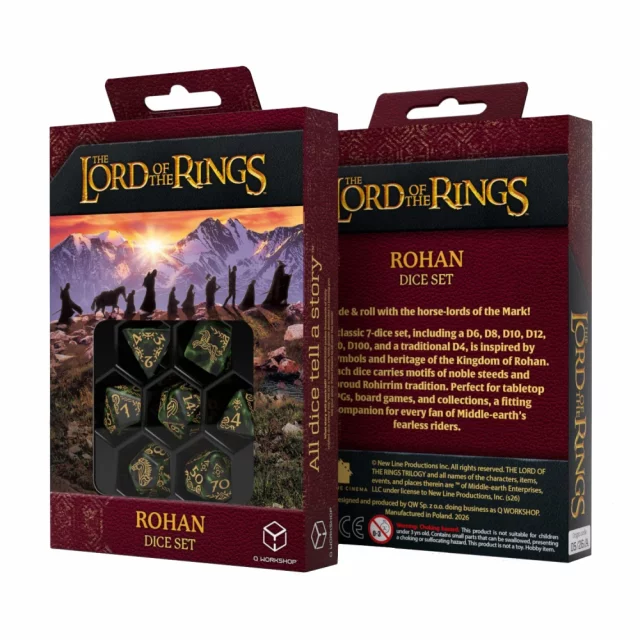 Würfel Lord of the Rings - Rohan (7 Stk.) - Q-Workshop