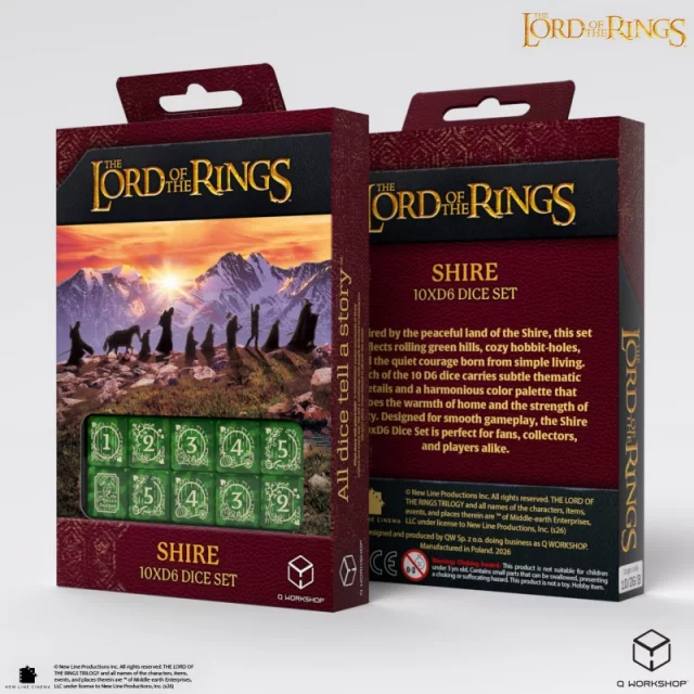 Würfel Lord of the Rings - Shire (10 Stk.) - Q-Workshop