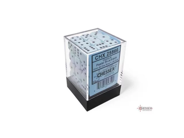 Würfel Opaque - Pastel Blue (36 Stck)