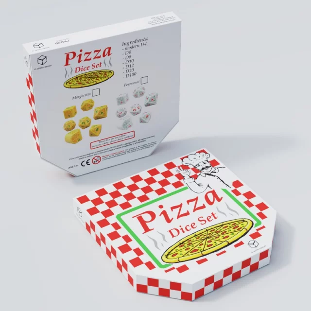 Würfel Pizza - Pepperoni - Q-Workshop
