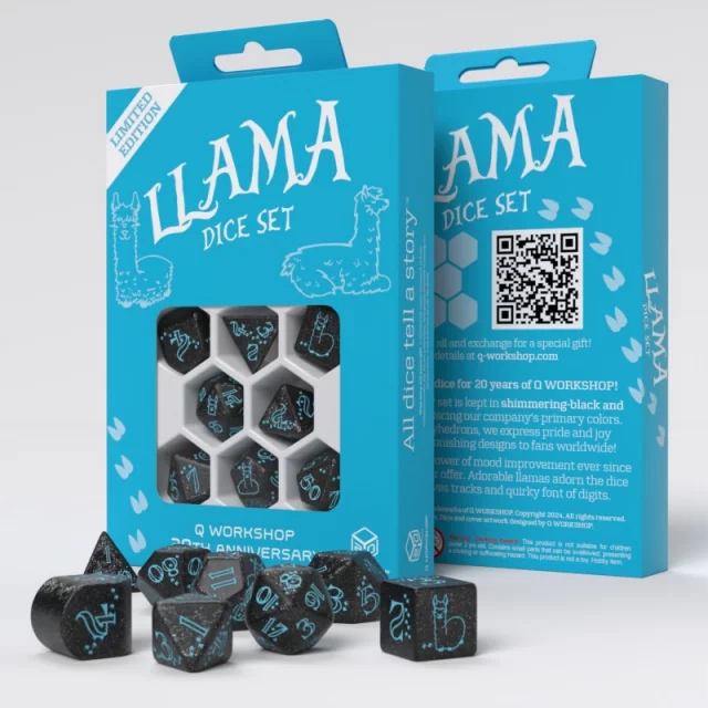 Würfel Q-Workshop 20 years: Llama Dice Set (Q-Workshop)